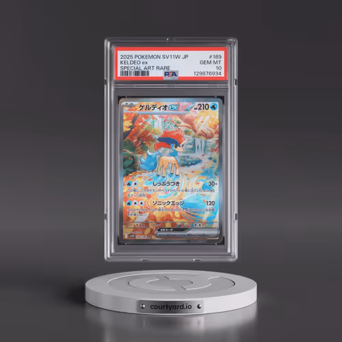 2025 Pokémon Sv11w-White Flare #169 Keldeo EX - Holo Special Art Rare (PSA 10 GEM MINT)