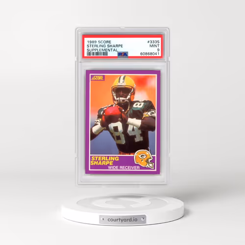 1989 Score Supplemental #333S Sterling Sharpe (PSA 9 MINT)
