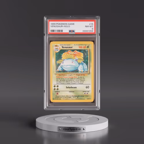 1999 Pokémon Game #15 Venusaur - Holo (PSA 8 NM-MT)