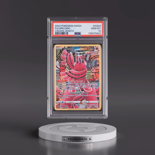 2023 Pokémon Sword and Shield Crown Zenith #GG04 Oricorio - Full Art (PSA 10 GEM MINT)