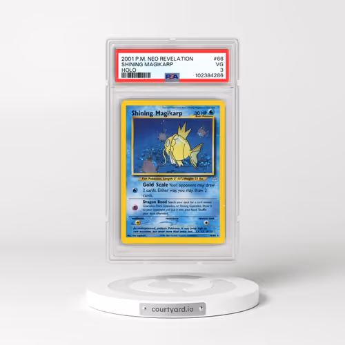 2001 Pokémon Neo Revelation #66 Shining Magikarp - Holo Holo (PSA 3 VG)