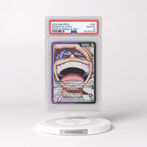 2024 One Piece OP09-Emperors in the New World #061 Monkey D. Luffy - Alternate Art (PSA 10 GEM MINT)