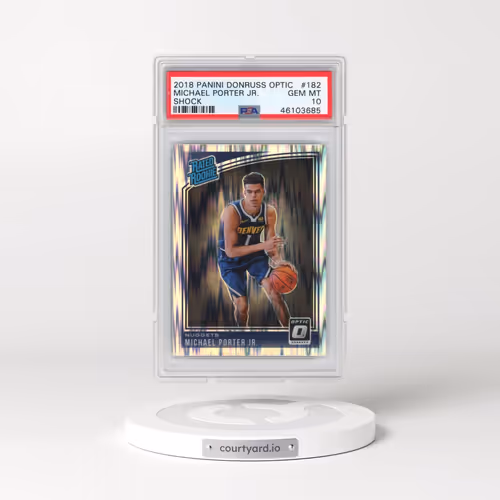 2018 Panini Donruss Optic #182 Michael Porter Jr. - Shock (PSA 10 GEM MINT)