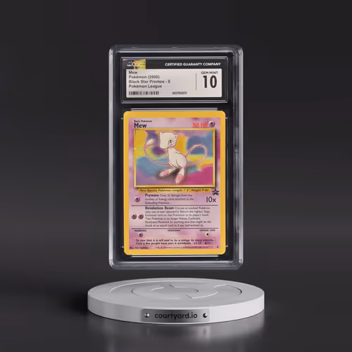 1999 Black Star Promos #8 Mew - Pokémon League (CGC 10 GEM MINT)