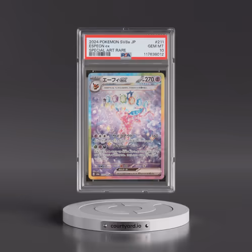 2024 Pokémon Sv8a-Terastal Fest EX #211 Espeon EX - Holo Special Art Rare (PSA 10 GEM MINT)