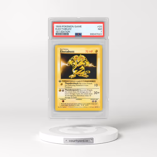 1999 Pokémon Game #20 Electabuzz - 1st Edition (PSA 7 NM)