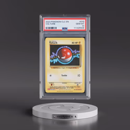 2023 Pokémon Clc-Trading Card Game Classic Charizard & HO-Oh EX Deck #010 Voltorb (PSA 10 GEM MINT)