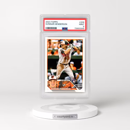 2023 Topps #206 Gunnar Henderson (PSA 9 MINT)