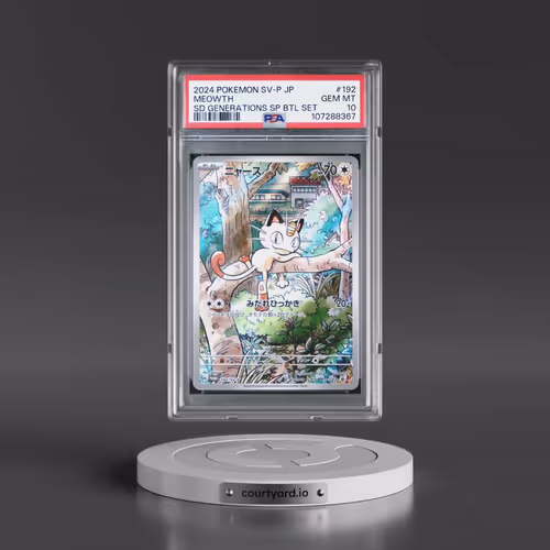 2024 Pokémon SV-P Promo #192 Meowth - Start Deck Generations Special Battle Set (PSA 10 GEM MINT)
