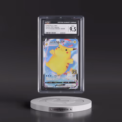 2021 25th Anniversary Collection #022/028 Surfing Pikachu VMAX - Holo (CGC 9.5 MINT+)