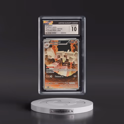 2025 Mega Evolution - MEG EN #147/132 Garganacl - Illustration Rare Holo (CGC 10 GEM MINT)