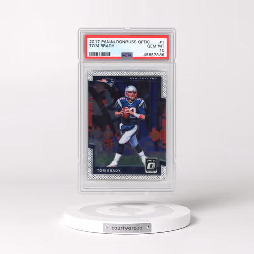 2017 Panini Donruss Optic #1 Tom Brady (PSA 10 GEM MINT)