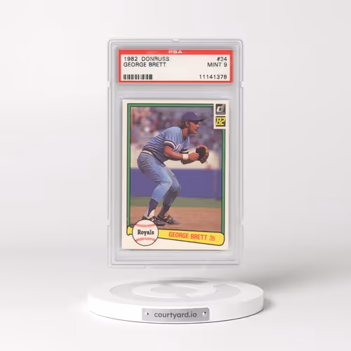1982 Donruss #34 George Brett (PSA 9 MINT)
