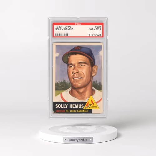 1953 Topps #231 Solly Hemus (PSA 4 VG-EX)