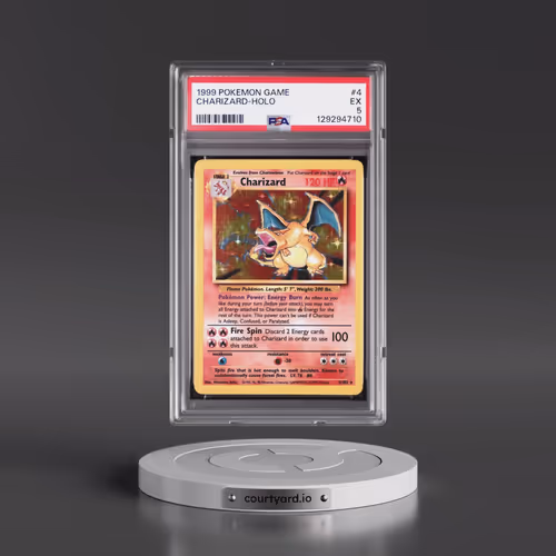 1999 Pokémon Game #4 Charizard - Holo (PSA 5 EX)