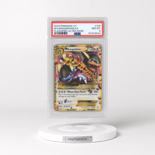 2014 Pokémon XY Flashfire #109 M Kangaskhan EX - Holo Ultra Rare (PSA 8 NM-MT)