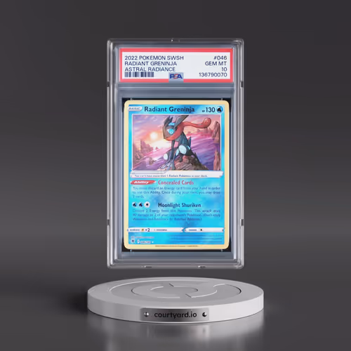 2022 Pokémon Sword & Shield Astral Radiance #046 Radiant Greninja - Holo (PSA 10 GEM MINT)