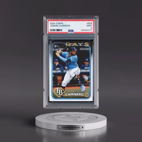 2024 Topps #628 Junior Caminero (PSA 9 MINT)