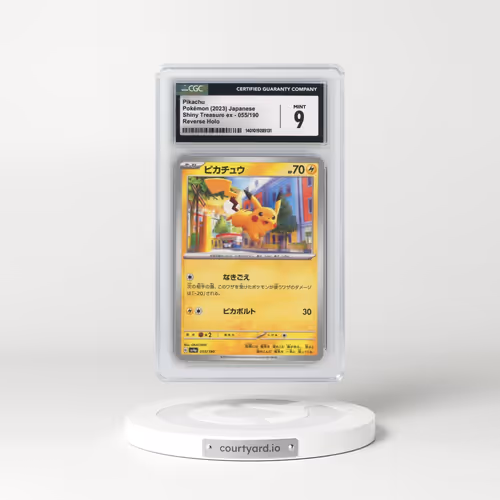 2023 Shiny Treasure ex #055/190 Pikachu - Reverse Holo Digitized (CGC 9 MINT)