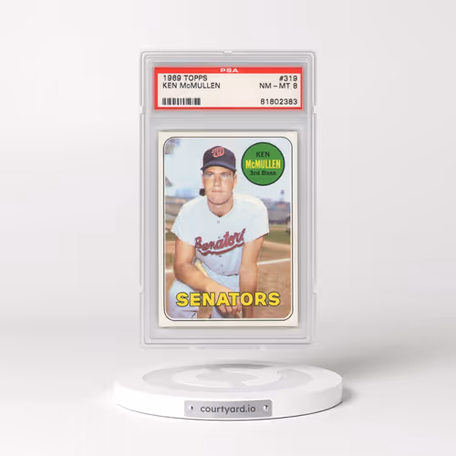 1969 Topps #319 Ken McMullen (PSA 8 NM-MT)