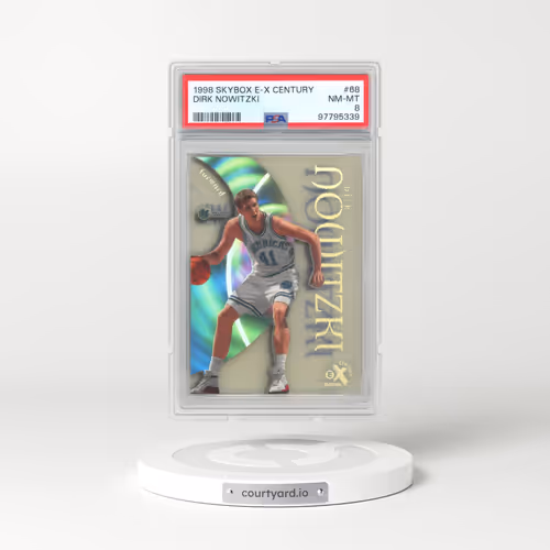1998 Skybox E-X Century #68 Dirk Nowitzki (PSA 8 NM-MT)