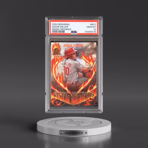 2024 Bowman Rising Infernos #RI17 Aidan Miller (PSA 10 GEM MINT)