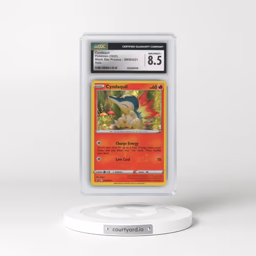 2017 Black Star Promos - Sword & Shield #SWSH221 Cyndaquil - Holo (CGC 8.5 NM-MT+)