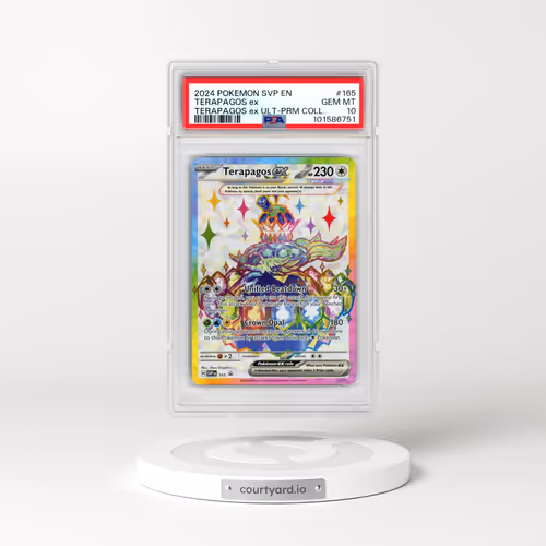 2024 Pokémon Svp EN-SV Black Star Promo #165 Terapagos EX - Holo Terapagos EX Ultra-Premium Collection (PSA 10 GEM MINT)