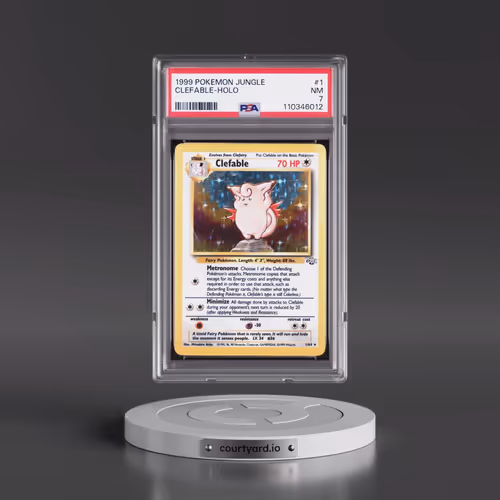 1999 Pokémon Jungle #1 Clefable - Holo (PSA 7 NM)