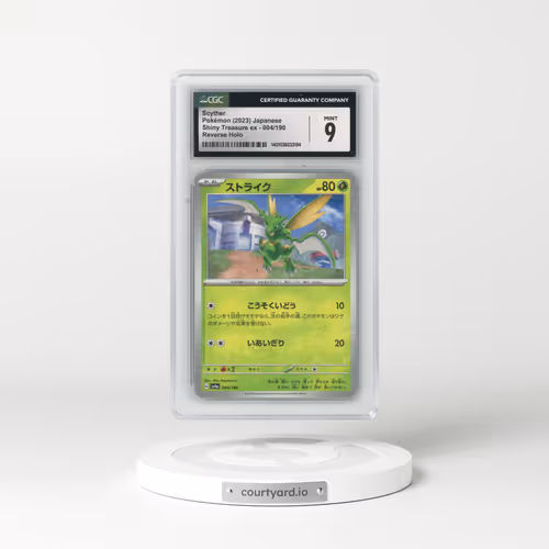 2023 Shiny Treasure ex #004/190 Scyther - Reverse Holo Digitized (CGC 9 MINT)