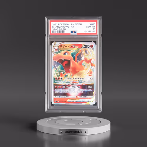 2022 Pokémon Sword & Shield Star Birth #015 Charizard Vstar (PSA 10 GEM MINT)