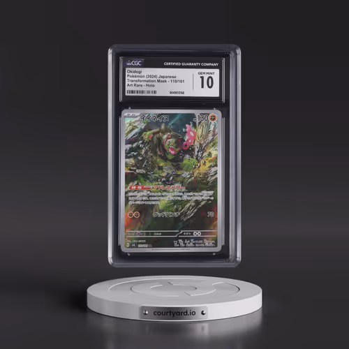 2024 Pokémon SV6-Transformation Mask #110 Okidogi - Art Rare (CGC 10 GEM MINT)
