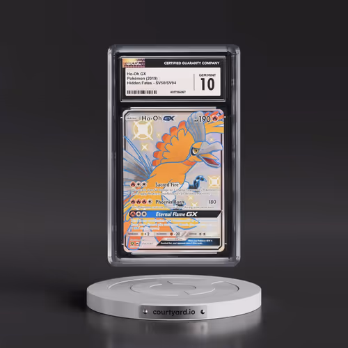 2019 Hidden Fates #SV50/SV94 Ho-Oh GX - Shiny Vault Holo (CGC 10 GEM MINT)