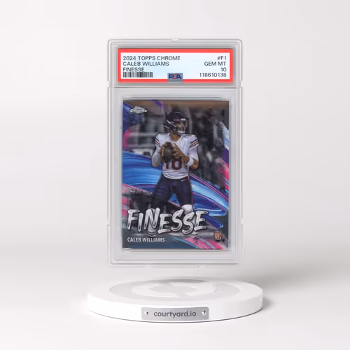2024 Topps Chrome Finesse #F1 Caleb Williams (PSA 10 GEM MINT)