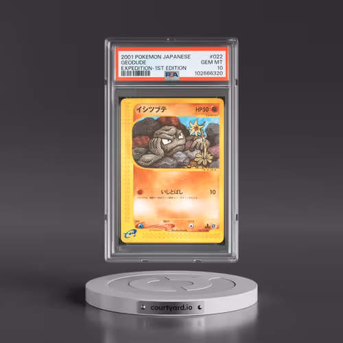 2001 Pokémon Expedition #022 Geodude - 1st Edition (PSA 10 GEM MINT)