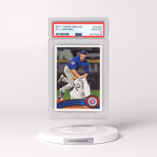 2011 Topps Update #US205 D.J. LeMahieu (PSA 10 GEM MINT)