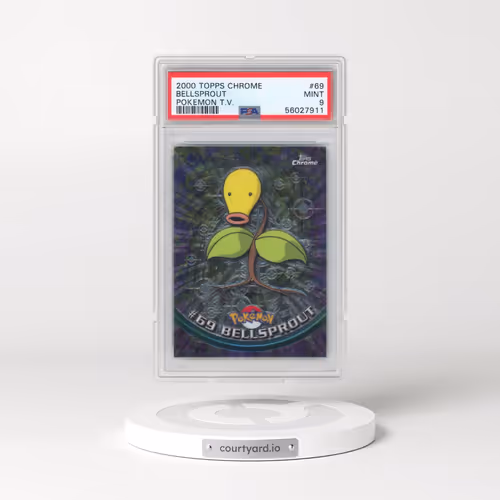 2000 Topps Chrome Pokémon T.V. #69 Bellsprout (PSA 9 MINT)