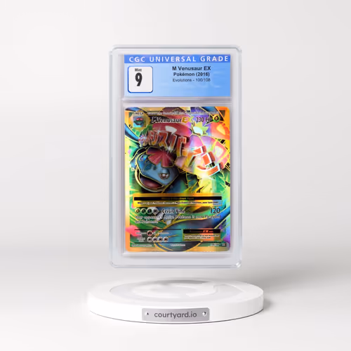2016 Evolutions #100/108 M Venusaur EX - Ultra Rare Holo (CGC 9 MINT)