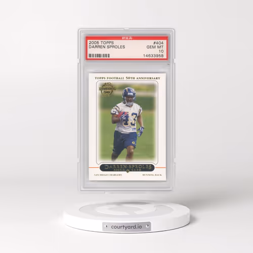 2005 Topps #404 Darren Sproles (PSA 10 GEM MINT)