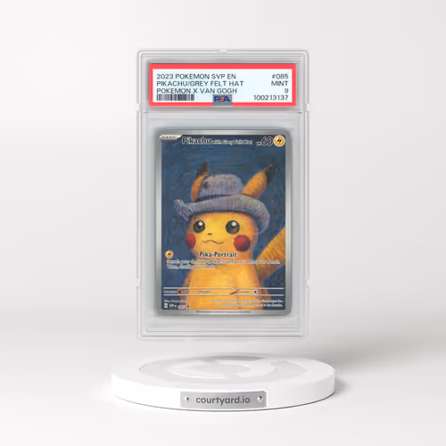 2023 Pokémon Svp EN-SV Black Star Promo #085 Pikachu With Grey Felt Hat - Pokemon X Van Gogh (PSA 9 MINT)
