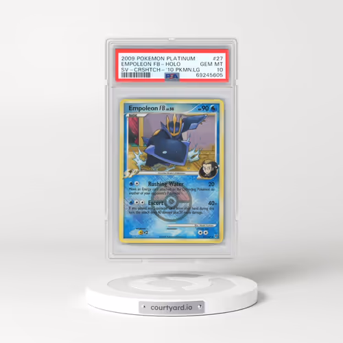 2009 Pokémon Platinum Supreme Victors #27 Empoleon FB - Holo Crosshatch-2010 Pokemon League (PSA 10