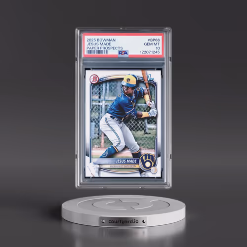 2025 Bowman Paper Prospects #BP66 Jesus Made (PSA 10 GEM MINT)
