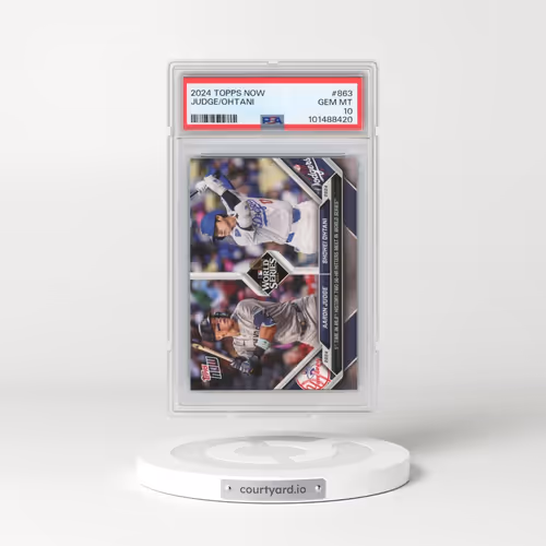 2024 Topps Now #863 Aaron Judge/Shohei Ohtani (PSA 10 GEM MINT)