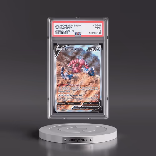 2023 Pokémon Sword and Shield Crown Zenith #GG49 Drapion V - Holo Full Art (PSA 9 MINT)