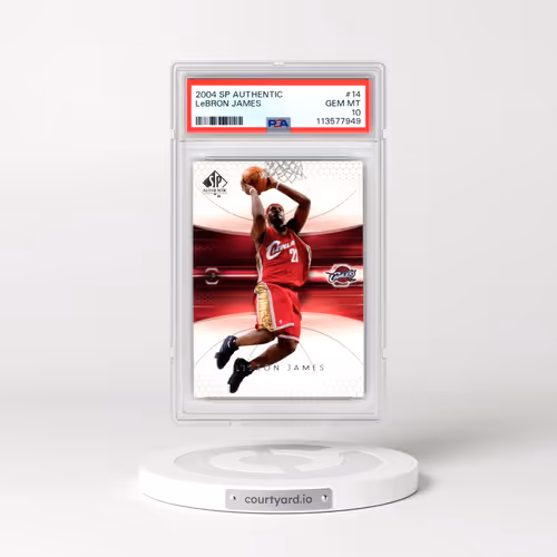 2004 SP Authentic #14 LeBron James (PSA 10 GEM MINT)