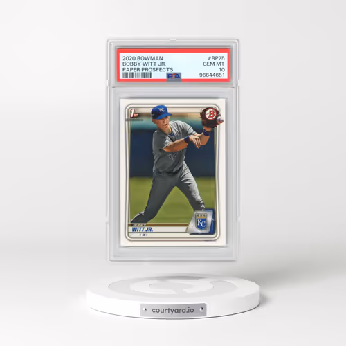 2020 Bowman Paper Prospects #BP25 Bobby Witt Jr. (PSA 10 GEM MINT)