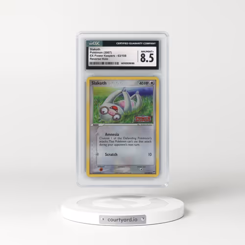 2007 EX Power Keepers #63/108 Slakoth - Reverse Holo (CGC 8.5 NM-MT+)