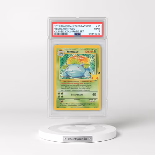 2021 Pokémon Celebrations Classic Collection #15 Venusaur - Holo (PSA 9 MINT)