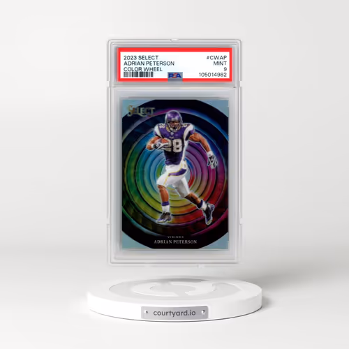 2023 Panini Select Color Wheel #CWAP Adrian Peterson (PSA 9 MINT)
