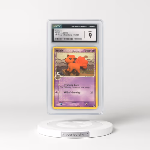 2006 EX Dragon Frontiers #70/101 Vulpix δ (CGC 9 MINT)